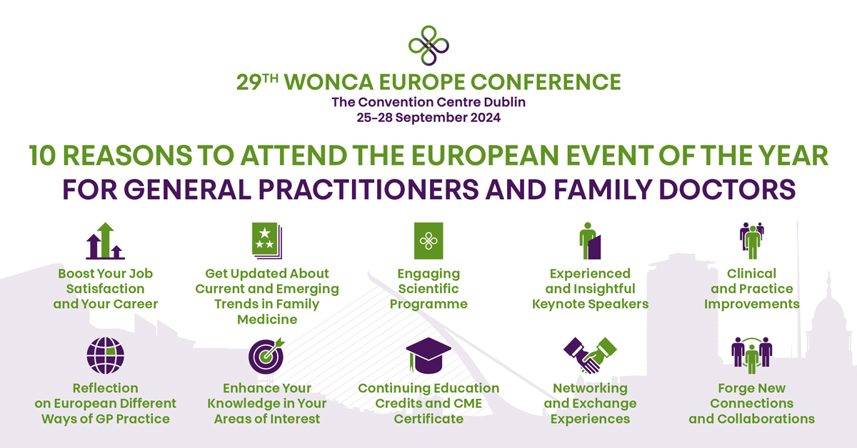 Registration open for WONCA Europe 2024
