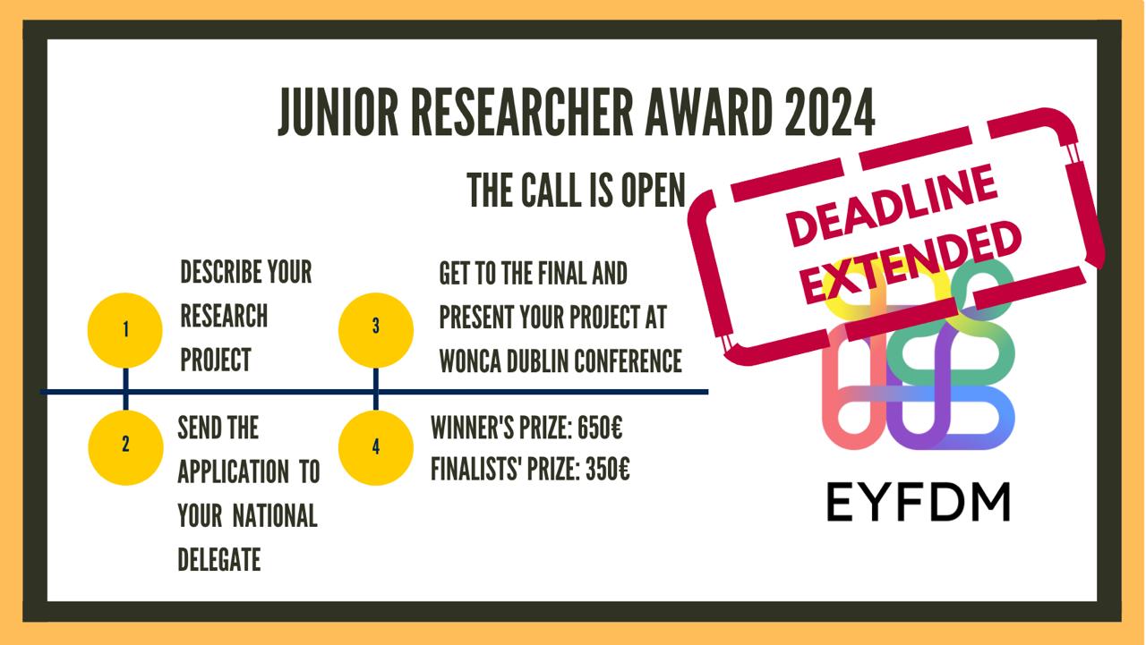 Junior Research Award – deadline extended!