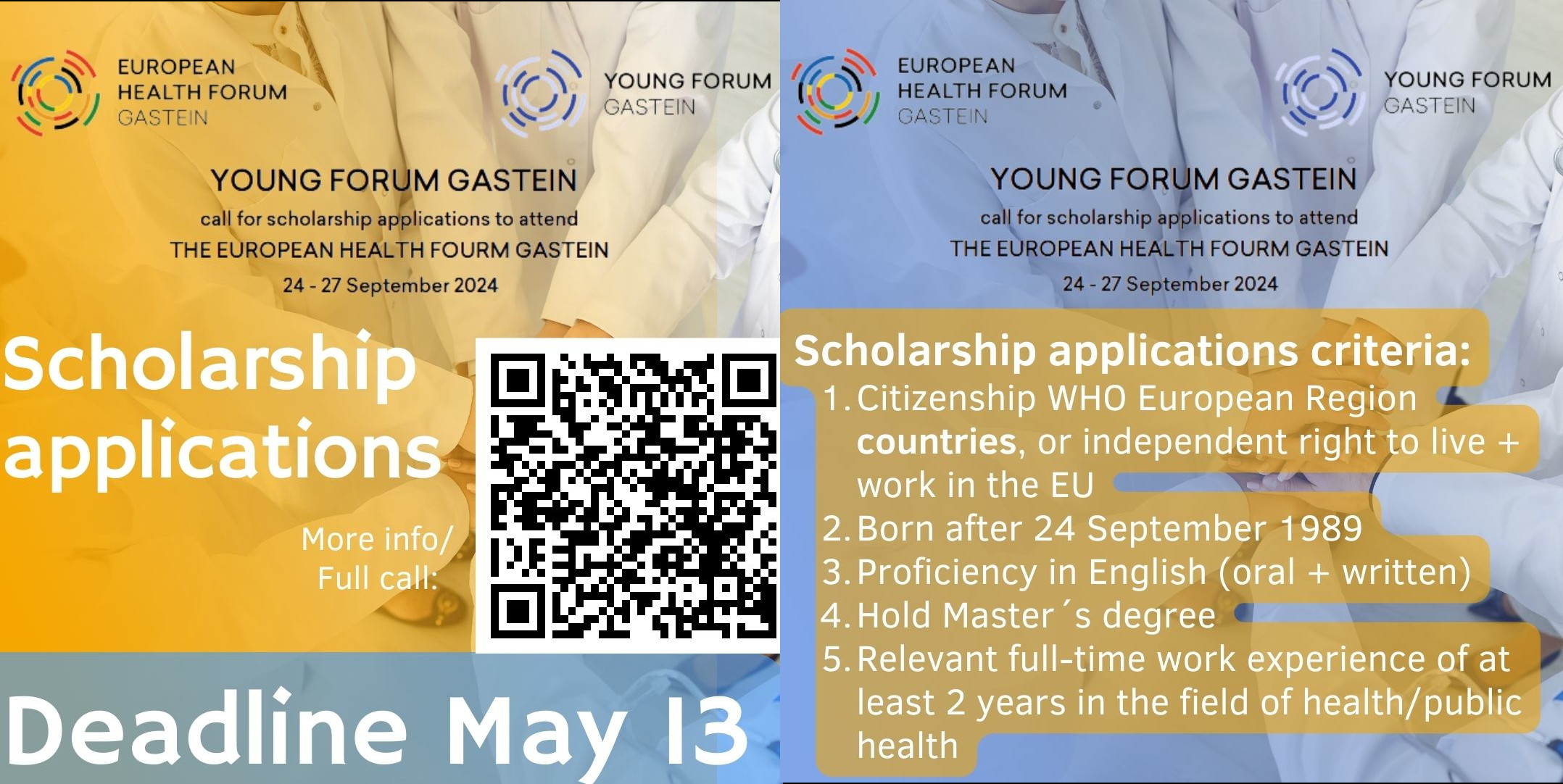 Young Forum Gastein – Call for Scholarship