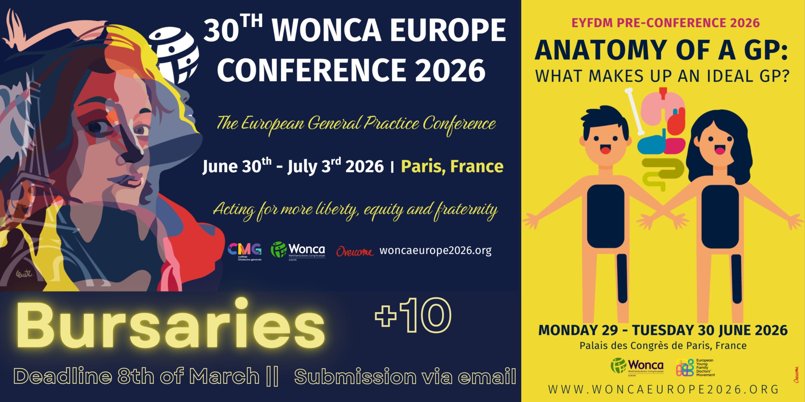 Call for bursaries – Wonca Europe 2026 Paris